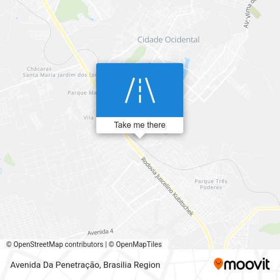 Avenida Da Penetração map