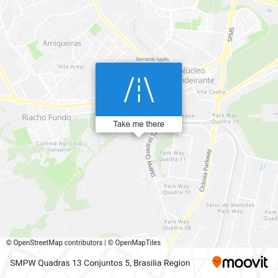 SMPW Quadras 13 Conjuntos 5 map