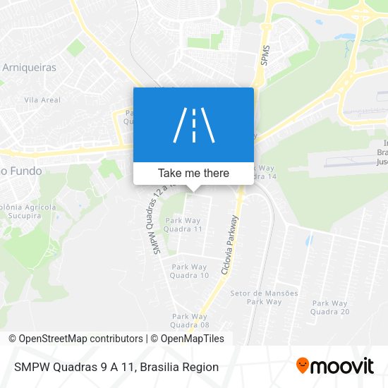 SMPW Quadras 9 A 11 map