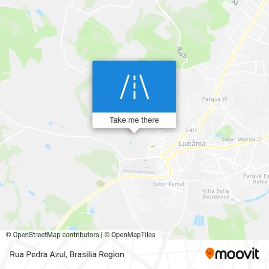 Rua Pedra Azul map