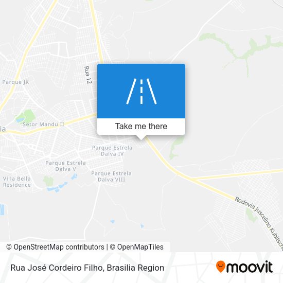 Rua José Cordeiro Filho map