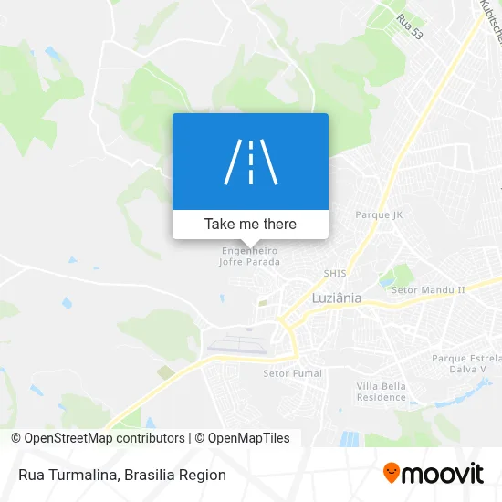 Rua Turmalina map