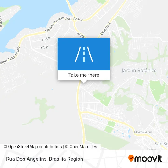 Rua Dos Angelins map