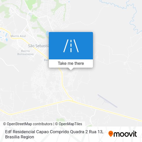 Edf Residencial Capao Comprido Quadra 2 Rua 13 map