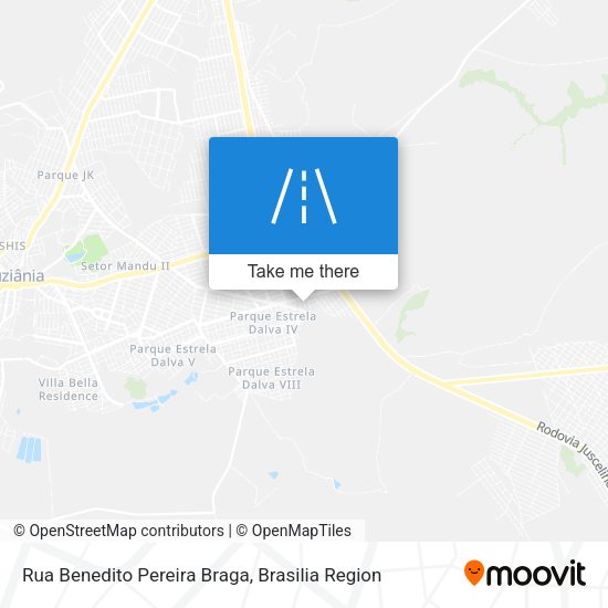 Rua Benedito Pereira Braga map