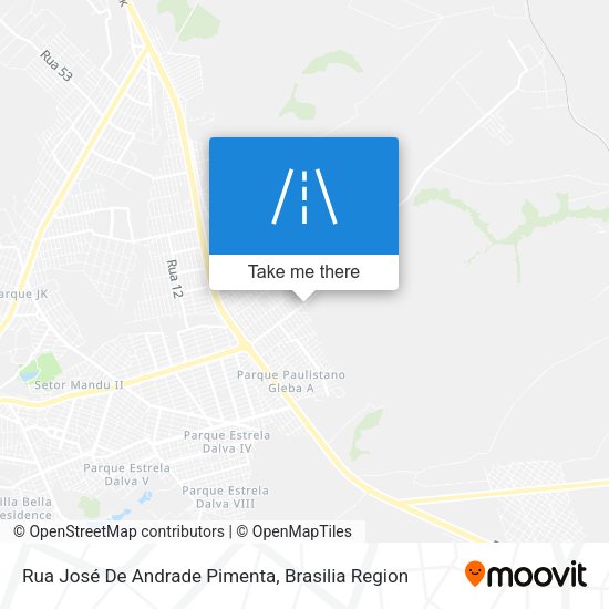 Rua José De Andrade Pimenta map