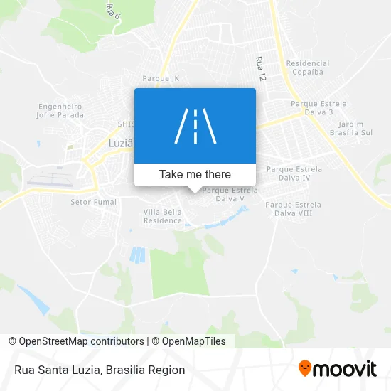 Rua Santa Luzia map