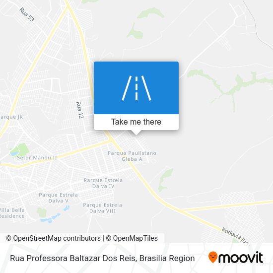 Rua Professora Baltazar Dos Reis map