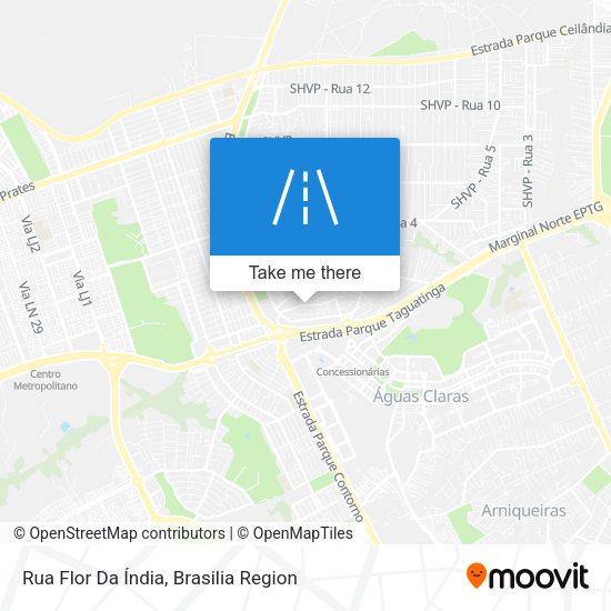 Rua Flor Da Índia map