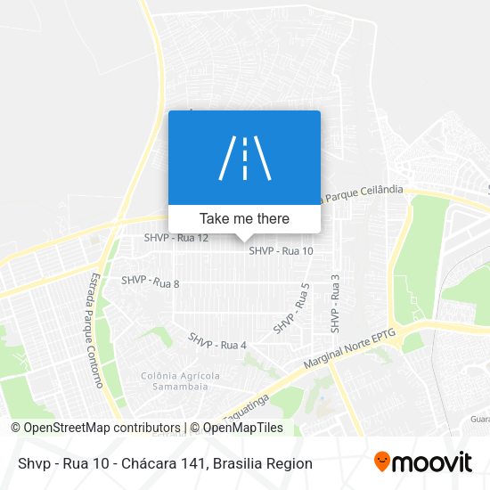 Shvp - Rua 10 - Chácara 141 map