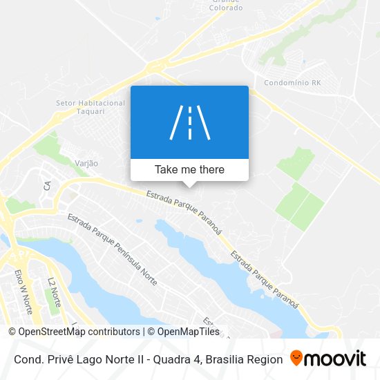 Cond. Privê Lago Norte II - Quadra 4 map