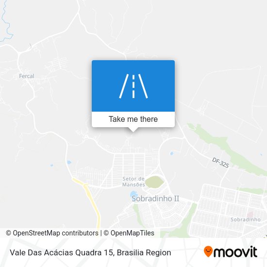 Vale Das Acácias Quadra 15 map