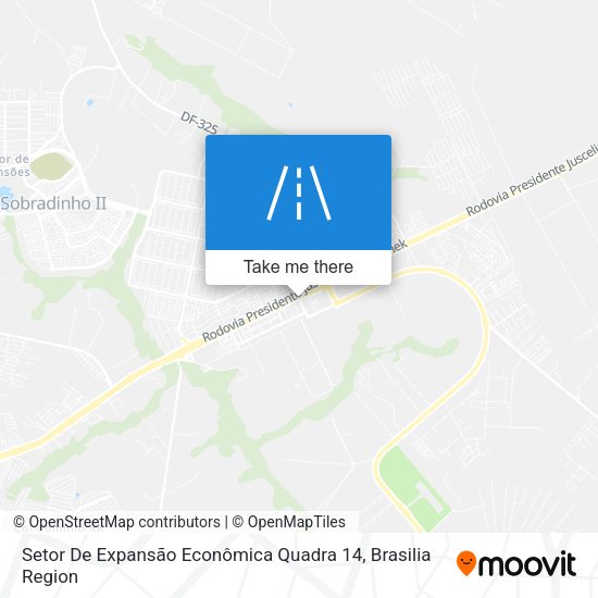 Setor De Expansão Econômica Quadra 14 map