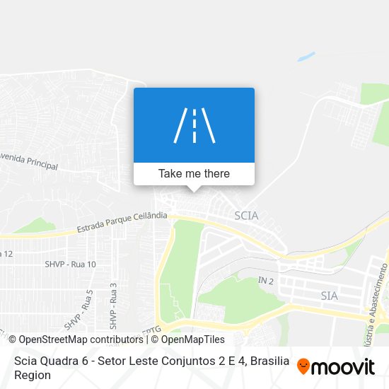 Scia Quadra 6 - Setor Leste Conjuntos 2 E 4 map