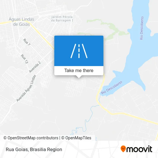 Rua Goias map