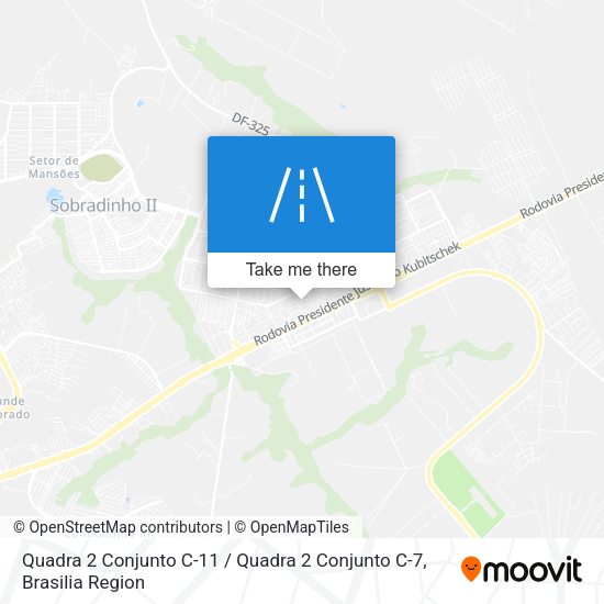 Quadra 2 Conjunto C-11 / Quadra 2 Conjunto C-7 map