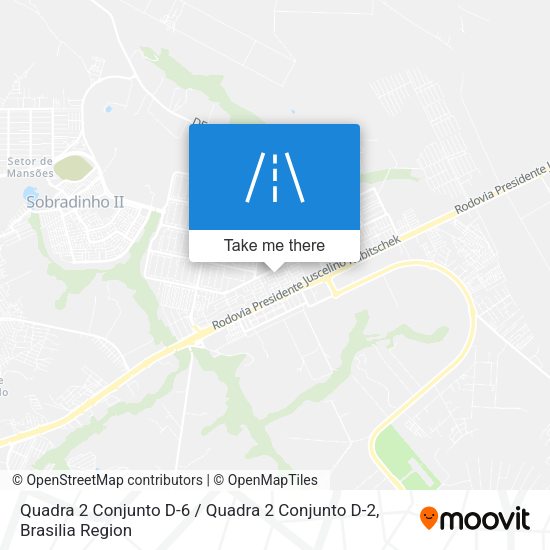 Quadra 2 Conjunto D-6 / Quadra 2 Conjunto D-2 map