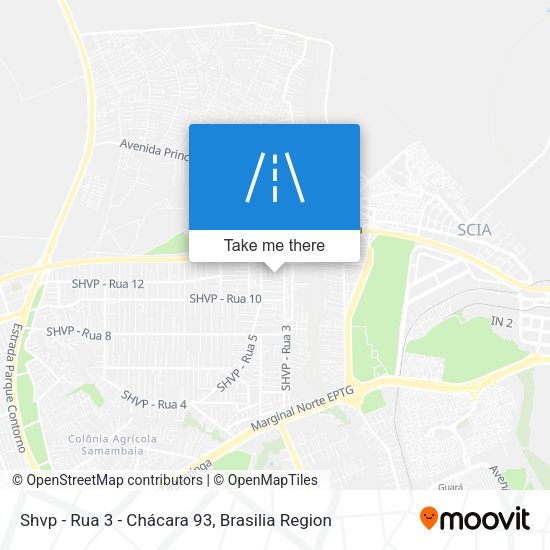 Shvp - Rua 3 - Chácara 93 map