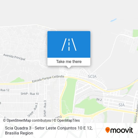 Scia Quadra 3 - Setor Leste Conjuntos 10 E 12 map