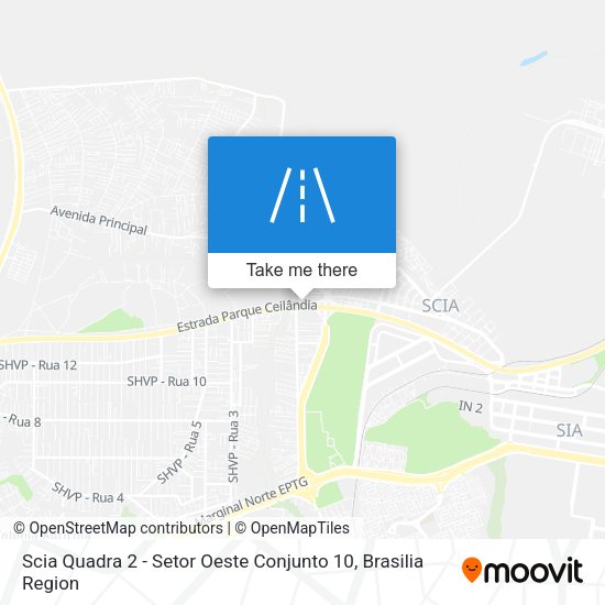 Scia Quadra 2 - Setor Oeste Conjunto 10 map
