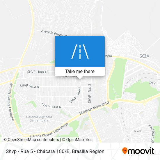Shvp - Rua 5 - Chácara 180/B map