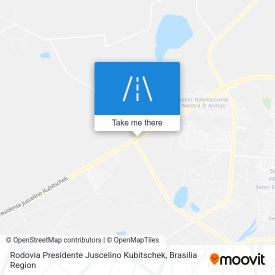 Rodovia Presidente Juscelino Kubitschek map