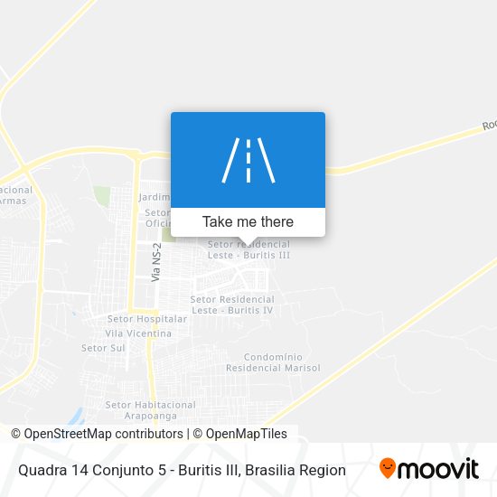 Quadra 14 Conjunto 5 - Buritis III map