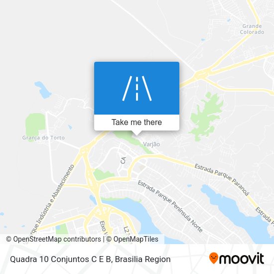 Quadra 10 Conjuntos C E B map