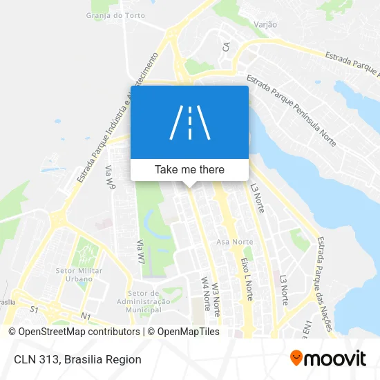 CLN 313 map