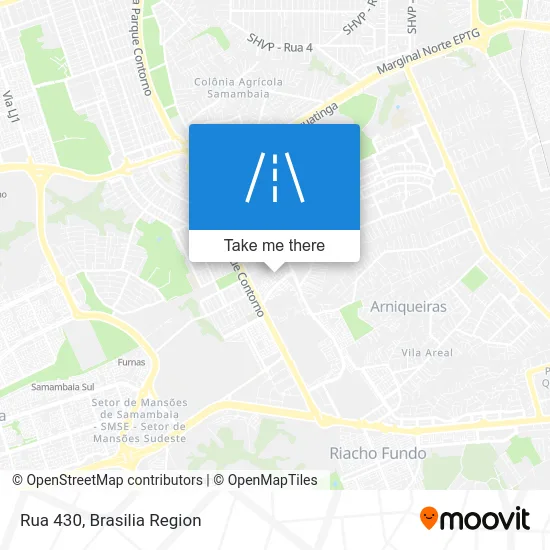 Rua 430 map