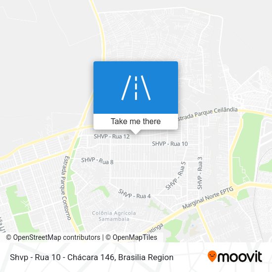 Shvp - Rua 10 - Chácara 146 map