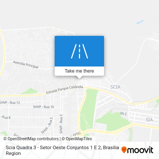 Scia Quadra 3 - Setor Oeste Conjuntos 1 E 2 map