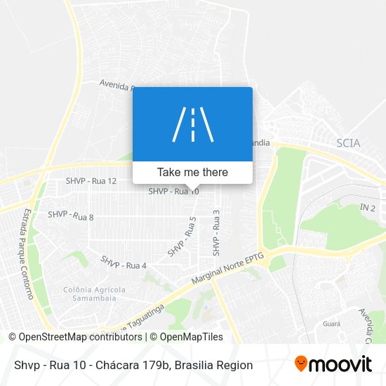 Shvp - Rua 10 - Chácara 179b map
