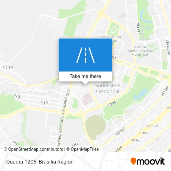 Quadra 1205 map