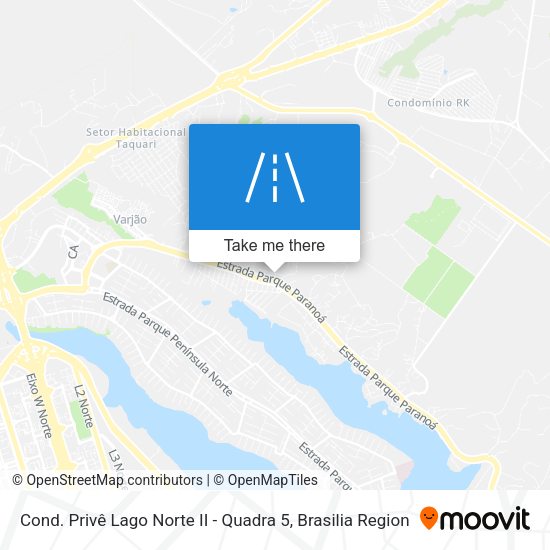Cond. Privê Lago Norte II - Quadra 5 map