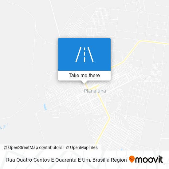Rua Quatro Centos E Quarenta E Um map