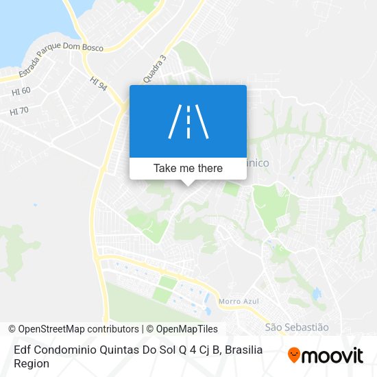 Edf Condominio Quintas Do Sol Q 4 Cj B map