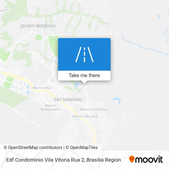 Edf Condominio Vila Vitoria Rua 2 map