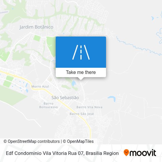 Edf Condominio Vila Vitoria Rua 07 map