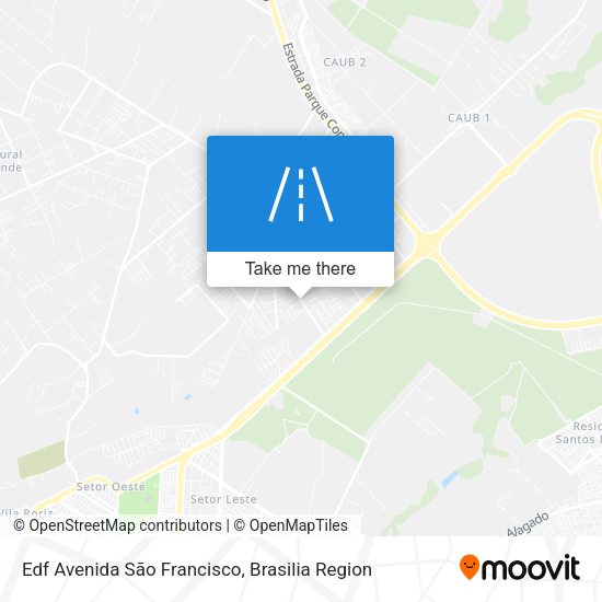 Edf Avenida São Francisco map