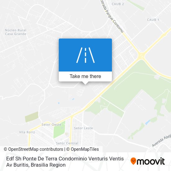 Edf Sh Ponte De Terra Condominio Venturis Ventis Av Buritis map