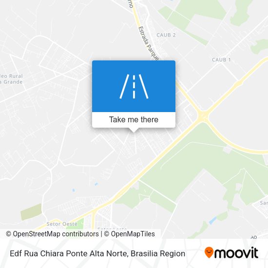 Edf Rua Chiara Ponte Alta Norte map