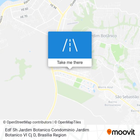 Edf Sh Jardim Botanico Condominio Jardim Botanico VI Cj D map