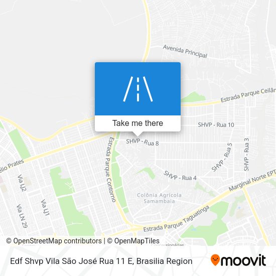 Edf Shvp Vila São José Rua 11 E map