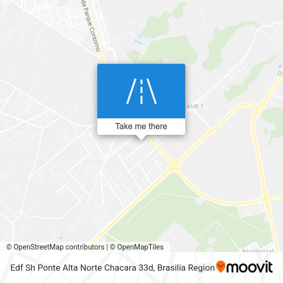 Edf Sh Ponte Alta Norte Chacara 33d map