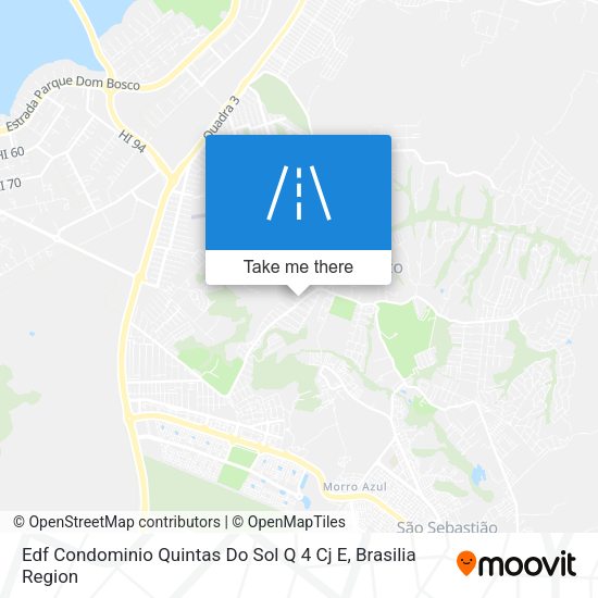 Edf Condominio Quintas Do Sol Q 4 Cj E map
