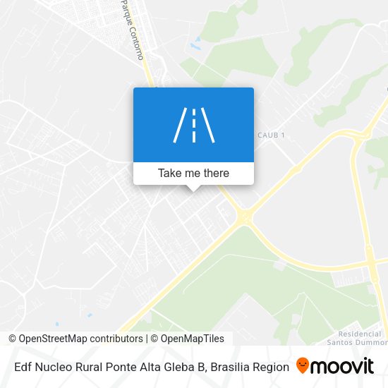 Edf Nucleo Rural Ponte Alta Gleba B map
