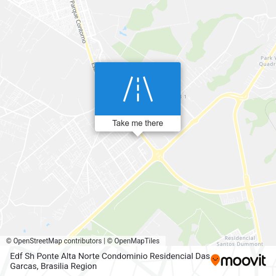 Edf Sh Ponte Alta Norte Condominio Residencial Das Garcas map
