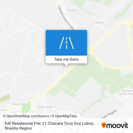 Edf Residencial Pier 21 Chacara Toca Dos Lobos map