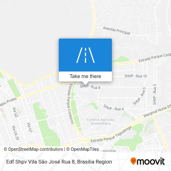 Edf Shpv Vila São José Rua 8 map